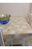 Krem Ithal Pvc Muşamba - Desenli Silinebilir Masa Örtüsü thumbnail 2