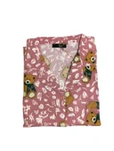 Çağrı Kadın Kışlık Süet Uzun Kollu Önü Düğmeli Yumuşak Dokulu Pijama Takımı thumbnail 6