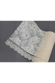 Pvc Küpür Dantel Raf Ve Dolap Örtüsü Runner Krem 35 Cm Eninde thumbnail 2