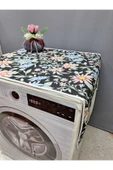 SİYAH DESENLİ DUCK KUMAŞ ÇAMAŞIR VE KURUTMA MAKİNESİ ÖRTÜSÜ 120X60CM thumbnail 4