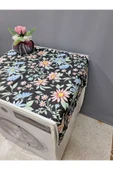 SİYAH DESENLİ DUCK KUMAŞ ÇAMAŞIR VE KURUTMA MAKİNESİ ÖRTÜSÜ 120X60CM thumbnail 3