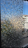 Cam Filmi Kaplama Statik Folyo  Buzlu Desenli Duşa Kabin Pencere Ofis Dekorasyon thumbnail 2