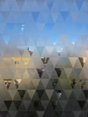 Cam Filmi Kaplama Statik Folyo  Buzlu Desenli Duşa Kabin Pencere Ofis Dekorasyon thumbnail 2