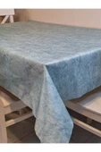 KUMAŞ DOKULU TABANI SİLİKONLU YIKANABİLİR SİLİNEBİLİR ÜTÜLENEBİLİR KAYMAZ DEKORATİF MASA ÖRTÜSÜ thumbnail 5