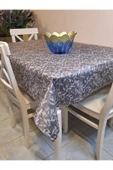 KUMAŞ DOKULU TABANI SİLİKONLU YIKANABİLİR SİLİNEBİLİR ÜTÜLENEBİLİR KAYMAZ DEKORATİF MASA ÖRTÜSÜ thumbnail 1