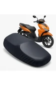 Vi Caro Voge SR4 Motosiklet Sele Kılıfı Siyah Su Geçirmez Scooter Sele Kılıfı thumbnail 2