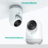 +360 Botslab 2C Pro Smart Camera SET - 3K / Tek Tuşla Sesli Arama / 360 Akıllı Güvenlik Kamerası - C222 thumbnail 5