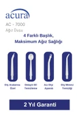 AC-7000 Şarjlı 4 Başlıklı Ağız Duşu thumbnail 4