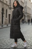 Günlük Kışlık Tam Boy Kadın Şişme Mont thumbnail 2