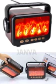 Janva Şömineli Radyo Ledli Fenerli Bt Özellikli Nostaljik Fm Radyo Ve Müzik Kutusu thumbnail 1
