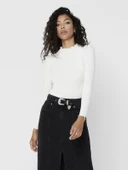 ONLY Bayan Fırfırlı Uzun Kol Body 15180040 thumbnail 1