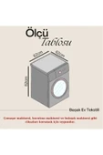 Çamaşır Ve Kurutma Makinesi Örtüsü – Su Geçirmez, Pvc Kaplama, Kumaş Görünümlü thumbnail 7