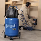 Scheppach HC35V 1500 W Yağsız  Kompresör 1500 W 10 Bar 30 Lt - 5906169901 thumbnail 2