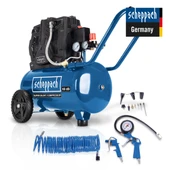 Scheppach HC25si Sessiz Kompresör 1100 W 8 Bar 24 Lt - 5906140901 thumbnail 1
