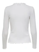 ONLY Bayan Fırfırlı Uzun Kol Body 15180040 thumbnail 7