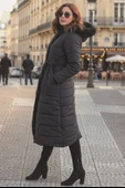 Günlük Kışlık Tam Boy Kadın Şişme Mont thumbnail 1