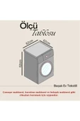 Kumaş Dokulu Pvc Kapli Su Geçi̇rmez Çamaşir Makinesi Kurutma Makinesi Örtüsü thumbnail 6
