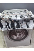 Fermuarlı Çamaşır ve Kurutma Makinesi Örtüsü [Penguen desenli] thumbnail 5