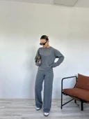 Kadın Dokuma Eşofman Takımı Antrasit thumbnail 3