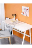 2 mm KALINLIK 70 cm en Şeffaf  Kalın PVC Masa Koruyucu Mika Masa Örtüsü thumbnail 4
