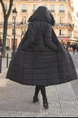 Günlük Kışlık Tam Boy Kadın Şişme Mont thumbnail 2