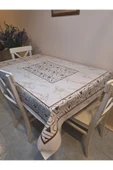 DORA PANO Elyaf Tabanlı Pvc Muşamba - Desenli Silinebilir 120 X 140 Hazır Masa Örtüsü thumbnail 2
