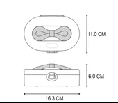 Aynalı Taşınabilir Takı Kutusu | Kadın Makyaj&aksesuar Düzenleyici Pembe Turuncu Kurdele thumbnail 8