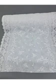 PVC KÜPÜR DANTEL RAF VE DOLAP ÖRTÜSÜ RUNNER  (BEYAZ) thumbnail 1