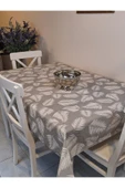İthal Silinebilir PVC Masa Örtüsü – Kaymaz Tabanlı, Kumaş Görünümlü PVC Masa Örtüs thumbnail 2