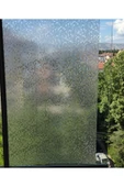 Cam Filmi Kaplama Statik Folyo  Buzlu Desenli Duşa Kabin Pencere Ofis Dekorasyon thumbnail 1
