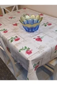 Elyaflı Pvc Muşamba - Desenli Silinebilir Masa Örtüsü ( MOR ) thumbnail 9
