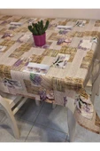Elyaflı Pvc Muşamba - Desenli Silinebilir Masa Örtüsü thumbnail 4