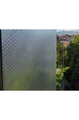 Cam Filmi Kaplama Statik Folyo Buzlu Desenli Duşa Kabin Pencere Ofis Dekorasyon thumbnail 1