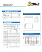Orbus 12V 200 Amper Jel Akü thumbnail 2