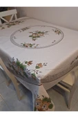 DORA PANO Elyaf Tabanlı Pvc Muşamba - Desenli Silinebilir 140 X 140 Hazır Masa Örtüsü thumbnail 3