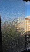 Cam Filmi Kaplama Statik Folyo  Buzlu Desenli Duşa Kabin Pencere Ofis Dekorasyon thumbnail 2