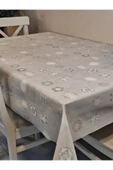 İthal Silinebilir PVC Masa Örtüsü – Kaymaz Tabanlı, Kumaş Görünümlü PVC Masa Örtüs thumbnail 5