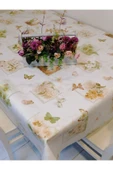 Elyaflı Pvc Muşamba - Desenli Silinebilir Masa Örtüsü thumbnail 4