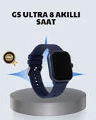 Akıllı Saat 360 mAh Çoklu Spor Modlu Lacivert Siyah Kordon thumbnail 1