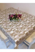 Elyaflı Pvc Muşamba - Desenli Silinebilir Masa Örtüsü thumbnail 3