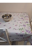 Elyaflı Pvc Muşamba - Desenli Silinebilir Masa Örtüsü ( BEJ ) thumbnail 10