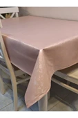 Elyaflı Pvc Muşamba - Desenli Silinebilir Masa Örtüsü ( PEMBE) thumbnail 5