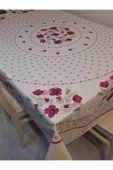 DORA PANO Elyaf Tabanlı Pvc Muşamba - Desenli Silinebilir 155 YUVARLAK Hazır Masa Örtüsü thumbnail 11
