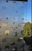 Cam Filmi Kaplama Statik Folyo  Buzlu Desenli Duşa Kabin Pencere Ofis Dekorasyon thumbnail 2