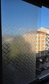 Cam Filmi Kaplama Statik Folyo Buzlu Desenli Duşa Kabin Pencere Ofis Dekorasyon thumbnail 3