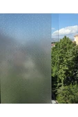 Cam Filmi Kaplama Statik Folyo Buzlu Desenli Duşa Kabin Pencere Ofis Dekorasyon thumbnail 1