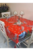 Yeni Yıl Desenli Elyaflı PVC Masa Örtüsü – Silinebilir ve Su Geçirmez Muşamba thumbnail 2
