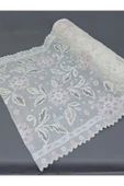 PVC KÜPÜR DANTEL RAF VE DOLAP ÖRTÜSÜ RUNNER  (PEMBE) thumbnail 3