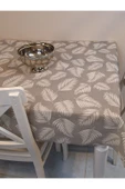 İthal Silinebilir PVC Masa Örtüsü – Kaymaz Tabanlı, Kumaş Görünümlü PVC Masa Örtüs thumbnail 4