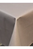 Elyaflı Pvc Muşamba - Desenli Silinebilir Masa Örtüsü ( GRİ) thumbnail 6